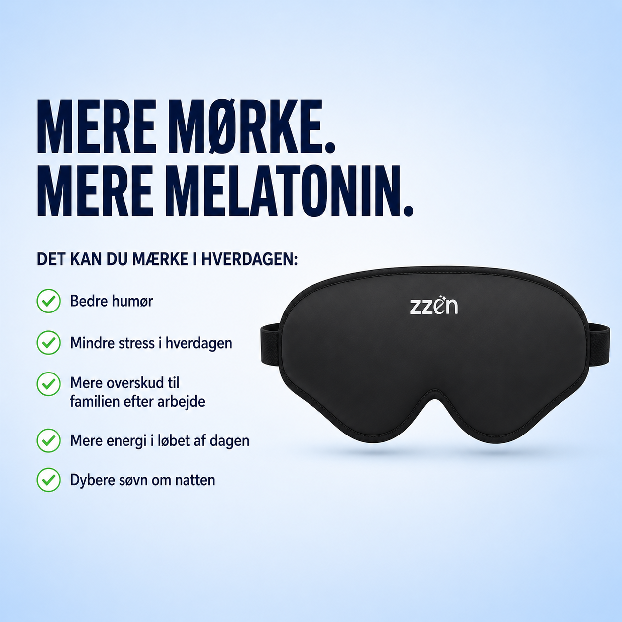 Mere melatonin med Sleep Deluxe giver bedre humør, mindre stress og mere energi